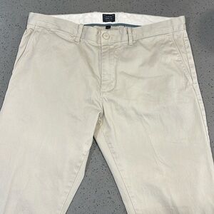 J Crew tan khaki pants size 34 waist 30 length